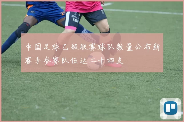 中国足球乙级联赛球队数量公布新赛季参赛队伍达二十四支