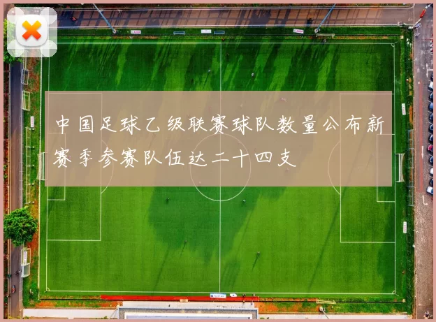 中国足球乙级联赛球队数量公布新赛季参赛队伍达二十四支